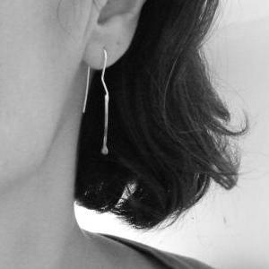 Ombre Silver Earrings Playful Earrings Match..