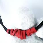 Multi Strand Necklace Tribal Leather Necklace...