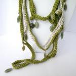 Long Multi Strand Crochet Necklace Spring Summer..