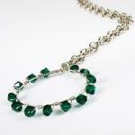 May Birthstone Emerald Green Swarovski Crystals..