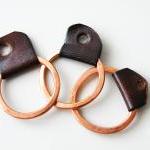 Stacking Rings Set Of Three Rings Hammered Copper..